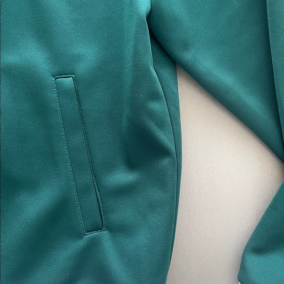 Tibi Forest Green and White Zip-Up Jacket - Picture 10 of 17